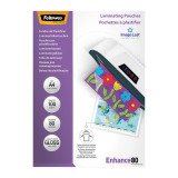 Pochettes de plastification ImageLast Fellowes A4 2 x 80 µ brillantes - Boite de 100