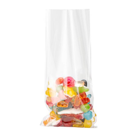 Sachet plastique ouverts transparent 120 x 240 mm - Carton de 1000