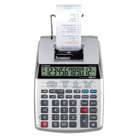 Calculatrice imprimante Canon P23-DTSC - 12 chiffres