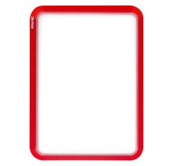 Marco magnético A4 Magneto – pack de 2 Rojo
