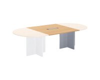 Prolunga L 120 x P 120 cm per tavolo modulare con top Access integrato gambe a croce Excellens