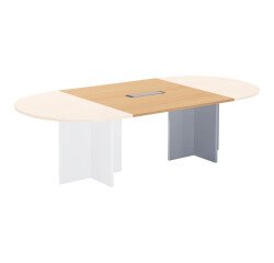 Prolunga L 120 x P 120 cm per tavolo modulare con top Access integrato gambe a croce Excellens