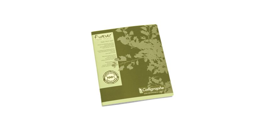 Heft genietet eingebunden Clairefontaine Forever recyclet 17 x 22 cm kariert 96 Seiten