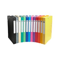 Carpeta proyectos Cartobox Exacompta 25 mm surtidos