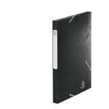 Chemise box carte Cartobox Exacompta 24 x 32 cm dos 2,5 cm noire