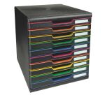 Module de classement Exacompta Modulo 10 tiroirs couleur