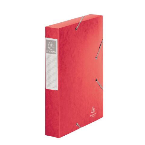 Carpeta proyectos Cartobox A4 lomo 6 cm 630 g Exacompta Rojo