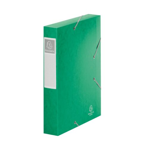 Carpeta proyectos Cartobox A4 lomo 6 cm 630 g Exacompta Verde