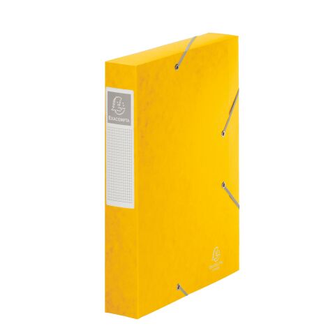 Carpeta proyectos Cartobox A4 lomo 6 cm 630 g Exacompta Amarillo