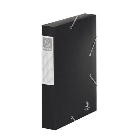 Carpeta proyectos Cartobox A4 lomo 6 cm 630 g Exacompta Negro