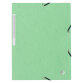 Sleeve with elastics and 3 folds 5/10th Bruneau cardboard 24 x 32 cm back 2 cm trendy
