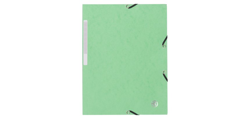 Chemise à élastique 3 rabats carte Bruneau 24 x 32 cm dos 2 cm couleur tendance