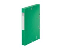 Chemise box carte Cartobox Exacompta 24 x 32 cm dos 4 cm verte