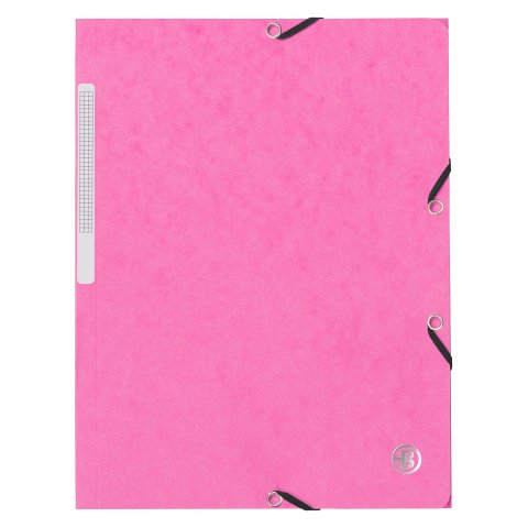 Carpetas 3 solapas de cartón 450 g A4 Rosa