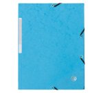 Sleeve with elastics and 3 folds 5/10th Bruneau cardboard 24 x 32 cm back 2 cm trendy