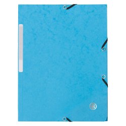 Chemise à élastique 3 rabats carte Bruneau 24 x 32 cm dos 2 cm couleur tendance