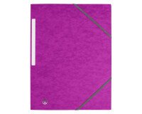 Chemise à élastique 3 rabats carte Bruneau 24 x 32 cm dos 2 cm couleur tendance