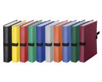 Expandable folder, polypropylene, with flap