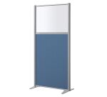 Cloison B-Zen demi-vitrée Tissu - H160, L81 cm