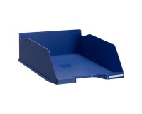 Corbeille à courrier maxi format Exacompta bleu