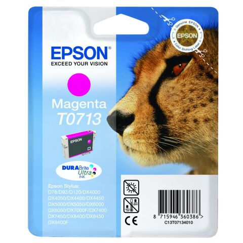 Epson T071 cartucho original Magenta (270 páginas)