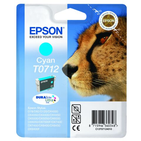 Epson T071 cartucho original Cian (270 páginas)