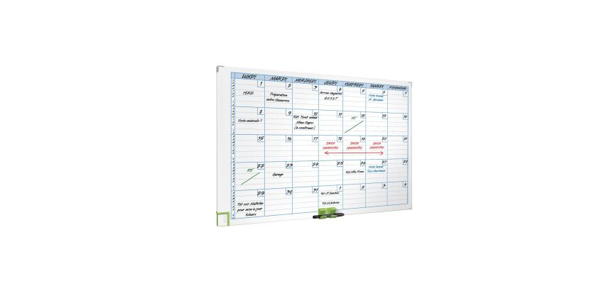 Planning perpétuel magnétique Performance - mensuel