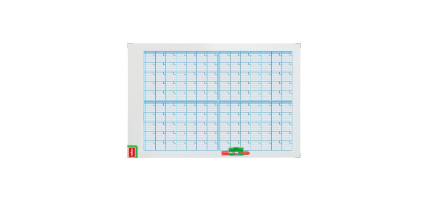 Magnetische maandplanner 7 kolommen Nobo