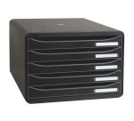 Module de classement Exacompta Big Box Plus à l'italienne 5 tiroirs couleur