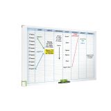 Magnetic week planner 7 columns Nobo