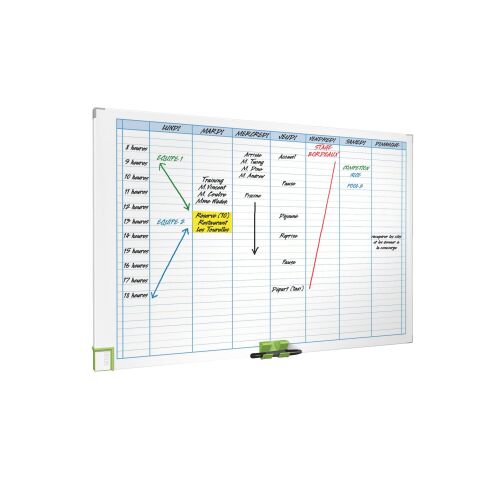 Planning magnetico semanal 7 columnas Nobo