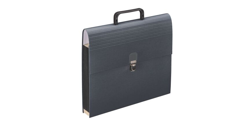 Trieur valisette accordéon en plastique Emey à soufflet 12 divisions