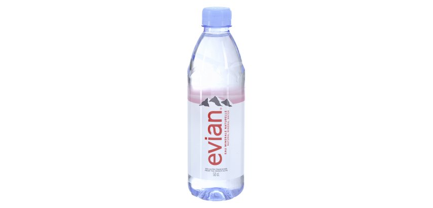 Mineral water Evian Prestige bottle 50 cl - Box of 24
