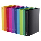 Folder with 4 rings cardboard A4 Exacompta Iderama back 4 cm assorted colours