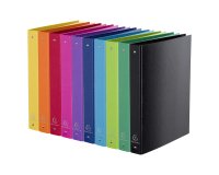 Classeur 4 anneaux cartonné Exacompta Iderama A4 - Dos 4 cm couleurs assorties