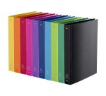 Classeur 4 anneaux cartonné Exacompta Iderama A4 - Dos 4 cm couleurs assorties