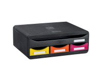 Módulo de almacenamiento de 4 cajones Iderama Toolbox de Exacompta