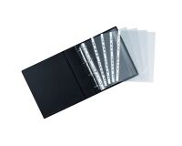 Fundas multitaladro de PVC liso A4 100 micras Caja de 100