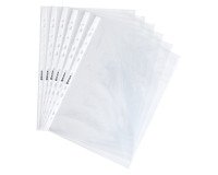 Box mit 100 transparenten Sichthüllen Kristall aus PVC Bruneau A4 7/100
