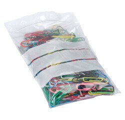 Bolsas Zip transparente 170 x 230 mm con bandas de escritura - 50 micras - caja de 1000