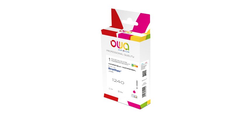 Cartouche Owa compatible Brother LC1240 couleurs séparées pour imprimante jet d'encre