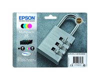 Epson 35 Pack de 4 cartouches 1 noir et 3 couleurs pour imprimante jet d'encre
