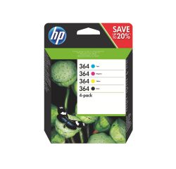 HP 364 Pack cartouche noire + cartouche couleurs pour imprimante jet d'encre