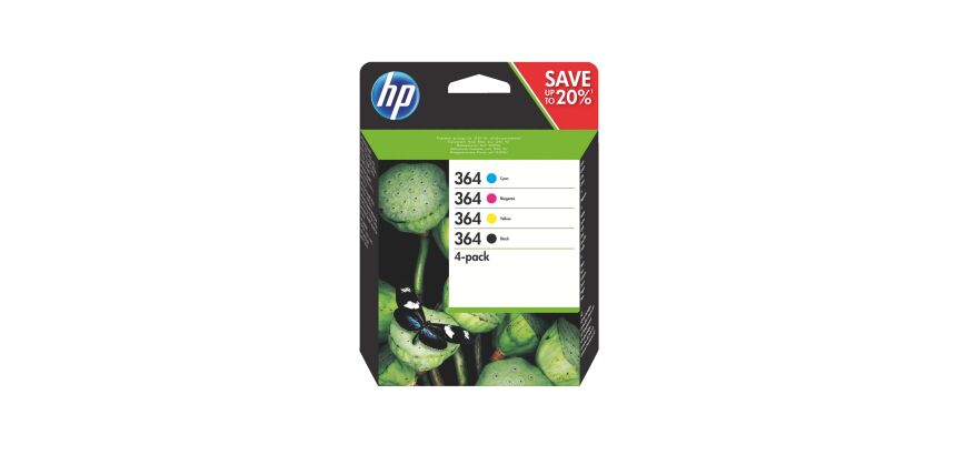 HP 364 Pack cartouche noire + cartouche couleurs pour imprimante jet d'encre