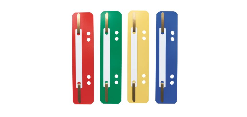 Relieur d'archives à lamelle Esselte 8 cm couleurs assorties- Boîte de 100