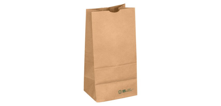 Sac U.S. kraft 20 x 16 x 40 cm - Paquet de 500