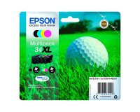 Epson 34XL pak van 4 cartridges 1 zwarte en 3 kleuren voor inkjetprinter 