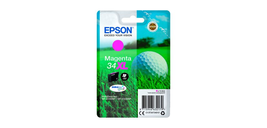 Epson 34XL cartridge high capacity colors for inkjet printer 