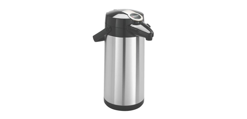 Isotherme Kaffeekanne aus Inox Bravilor 2,2 Liter mit Pumpe
