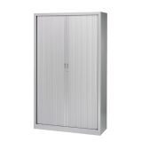 Armoire haute à rideaux monobloc Généric 198 x 120 cm corps aluminium